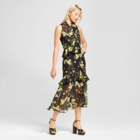 Who What Wear Dresses & Skirts - NWT Who What Wear Sleeveless Belladonna Dress